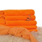 Komplet ręczników LIDER - pomarańczowy