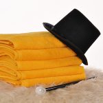 Ręcznik kąpielowy LIDER - żółty