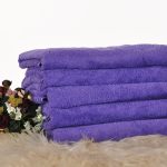 Komplet ręczników LIDER - fioletowy